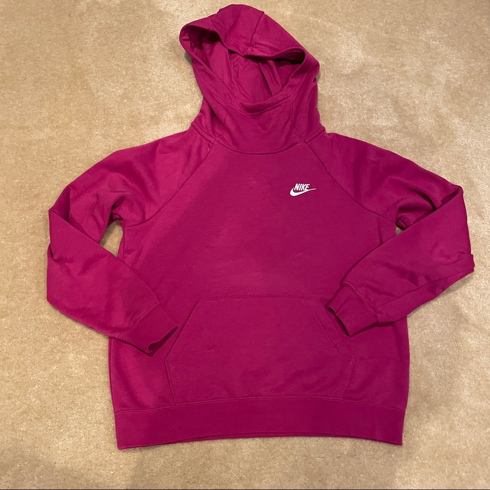 Nike Funnel Neck Fleece Pullover Hoodie in size Medium - Picture 3 of 10